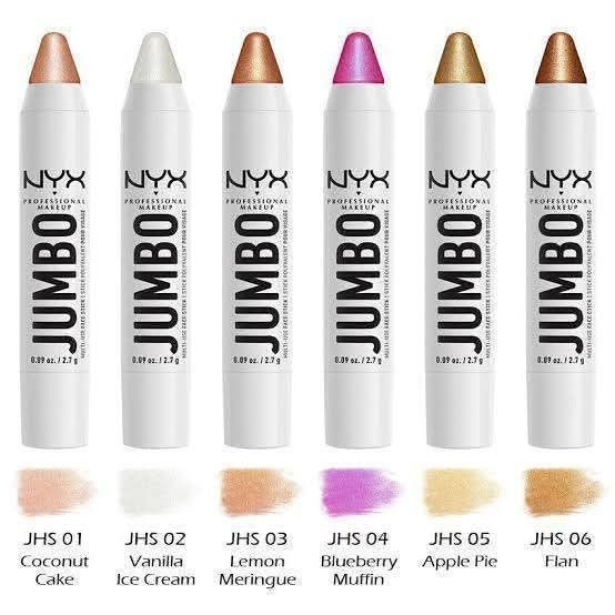 NYX Jumbo Multi-Use Face Stick (Category: Makeup) located in Manila. Submitted by jl.stuffph (Listing ID 1429299747, Image 2). Description: 🥰 NYX MULTI USE JUMBO FACE STICK 🥰 🧿690.00 pesos 🥳 ‼️AVAILABLE ON HAND‼️ ✨️ BRAND NEW & 💯 AUTHENTIC ✨️ 🔸️AVAILABLE SHADES 🔸️ 🔹️LEMON MERINGUE 🔹️COCONUT CAKE 🔹️APPLE PIE 🔹️VANILLA ICE CREAM Mode of Payment: 🧿GCASH 🧿BDO DISCLAIMER: Stuffaholic Corner is not affiliated or associated with any of the 