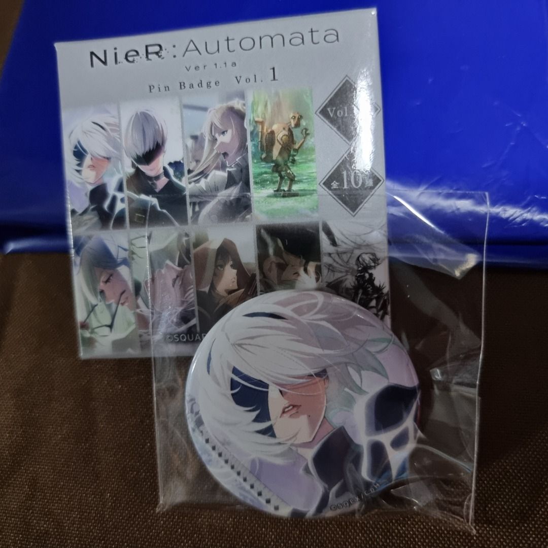 Official NieR Automata Ver. 1.1a (Anime) - 2B Pin Badge, Hobbies & Toys ...
