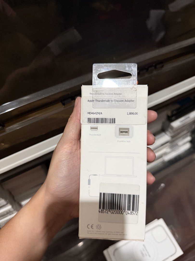 Original Apple Thunderbolt to FireWire Adaptor Adapter (Category: Cables & Adaptors) located in Manila. Submitted by razelysonn (Listing ID 1429312465, Image 2). Description: FIXED PRICE - below srp Location: Binondo mnl.