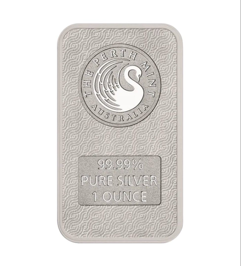 Perth Mint 1 oz 99.99% Pure Silver Snake Bar (Category: Currency) located in Singapore. Submitted by rffzff (Listing ID 1429314195, Image 1). Description: 1-ounce silver bar from The Perth Mint. It is 99.99% pure silver. The front features the Perth Mint logo and details. The back features a detailed image of a snake. A great addition to any collection! Looking to sell all 10 pieces of possible!.