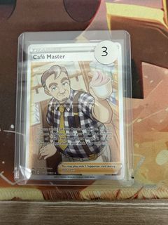 cafe master pokemon card full art PSA 7 NM main image 0