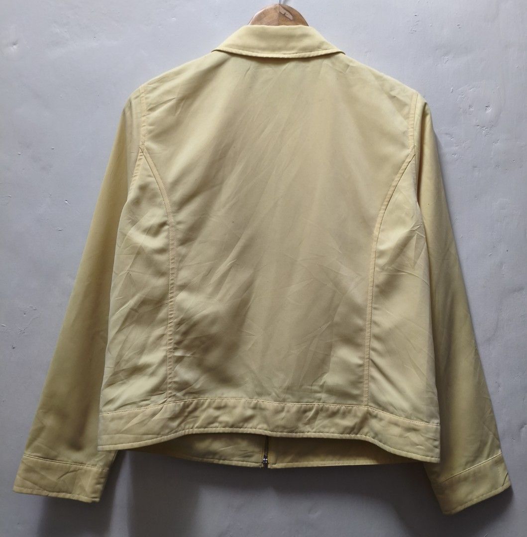 Polo Ralph Lauren Yellow Harrington Jacket (Category: Coats, Jackets and Outerwear) located in Mandaluyong City. Submitted by frivsthriftsph (Listing ID 1429274273, Image 2). Description: Polo Ralph Lauren Yellow Harrington Jacket (Off) Lightly used condition. Color rate 9/10. Cut neck tag. Actual dimes are 19W by 23L. No issues..