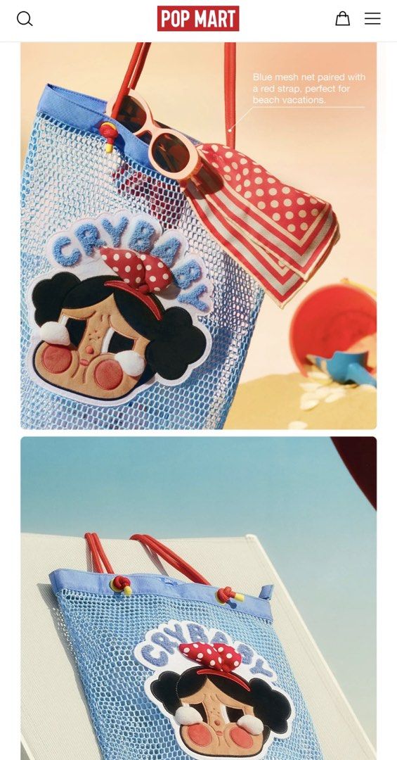 Popmart Crybaby Vacation Mode On (Category: Designer & Blind Box Toys) located in Balanga. Submitted by be.gab (Listing ID 1429331333, Image 3). Description: Brandnew Still in sealed popmart plastic.