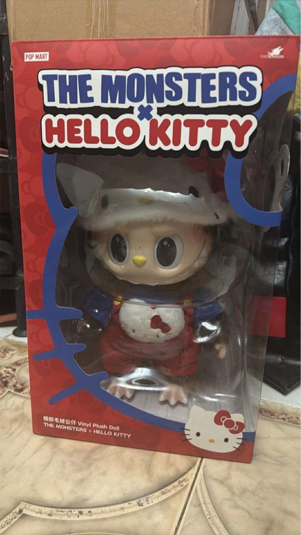 Popmart Labubu Hello Kitty Sanrio 400% Doll (Category: Designer & Blind Box Toys) located in Quezon City. Submitted by kikayandbeyondbybreezemnl (Listing ID 1429321959, Image 1). Description: SEND US A MESSAGE FOR ORDERS AND INQUIRIES! Guaranteed new item. Looking for something else? Ask us we can source! Location: Retiro Banawe QC MOP: Gcash, Paymaya, Bdo, Bpi, UB, Seabank MOD: Lalamove / JNT / Tktk CO for shipping Can provide proof of transacti