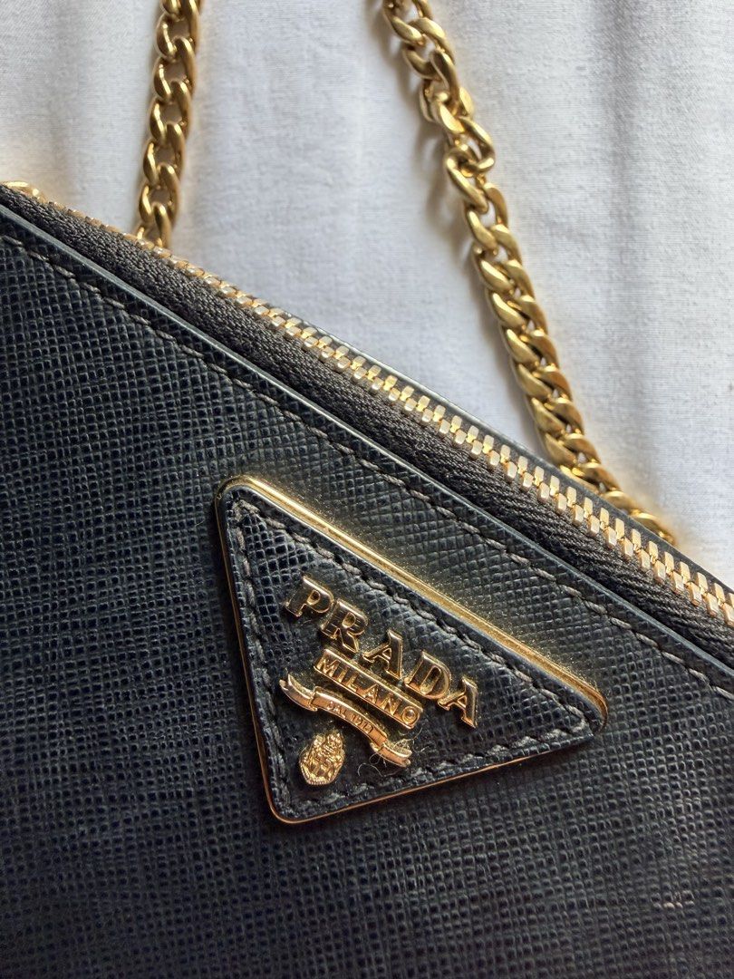 Prada Sling / Belt Bag (Category: Luxury Bags & Wallets) located in Makati City. Submitted by arjayv (Listing ID 1429189984, Image 2). Description: Authentic Prada Sling / Belt Bag With care cards. For pickup at Acacia Estates .