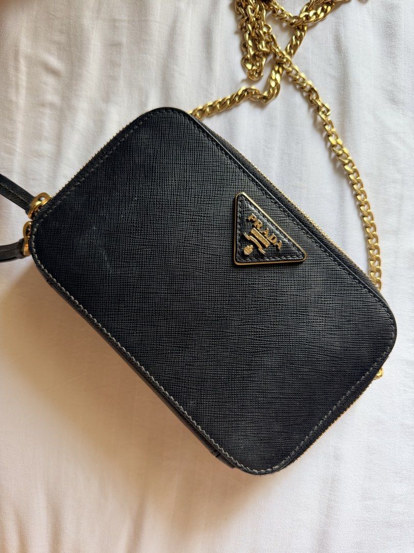 Prada Sling / Belt Bag (Category: Luxury Bags & Wallets) located in Makati City. Submitted by arjayv (Listing ID 1429189984, Image 1). Description: Authentic Prada Sling / Belt Bag With care cards. For pickup at Acacia Estates .