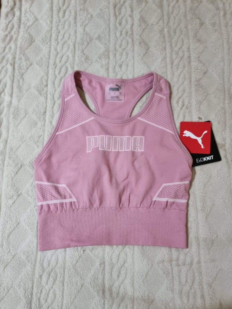 Puma Evostripe Evoknit Sports Bra (Category: Activewear) located in Makati City. Submitted by amberirix (Listing ID 1429267623, Image 1). Description: Puma Evostripe Evoknit Sports Bra Brandnew with Tag Size Small Location: Taguig MOP: BPI only, no Gcash Shipping via Lalamove, Grab, J&T.