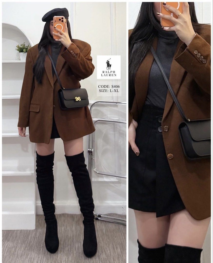 Ralph Lauren Brown Blazer (Category: Coats, Jackets and Outerwear) located in Angeles City. Submitted by exate (Listing ID 1429178188, Image 1). Description: Large Original Ralph Lauren Blazer.