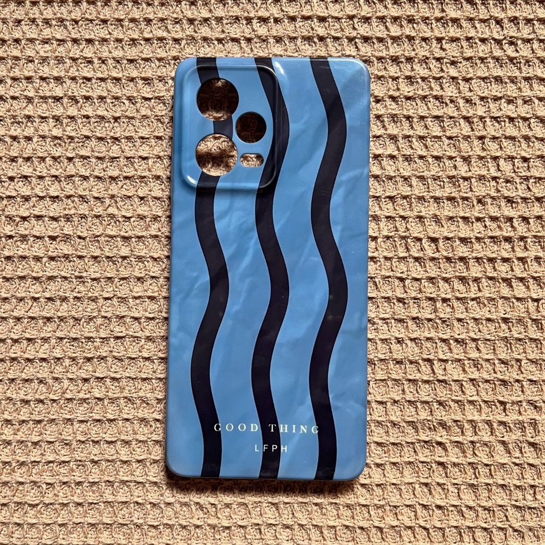 Redmi Note 12 Pro 5G - Phone case Blue Waves (Category: Cases & Sleeves) located in Cavite. Submitted by bambinie (Listing ID 1429245676, Image 1). Description: Redmi Note 12 Pro 5G - Phone case RFS: Almost Brand new, clearance sale.