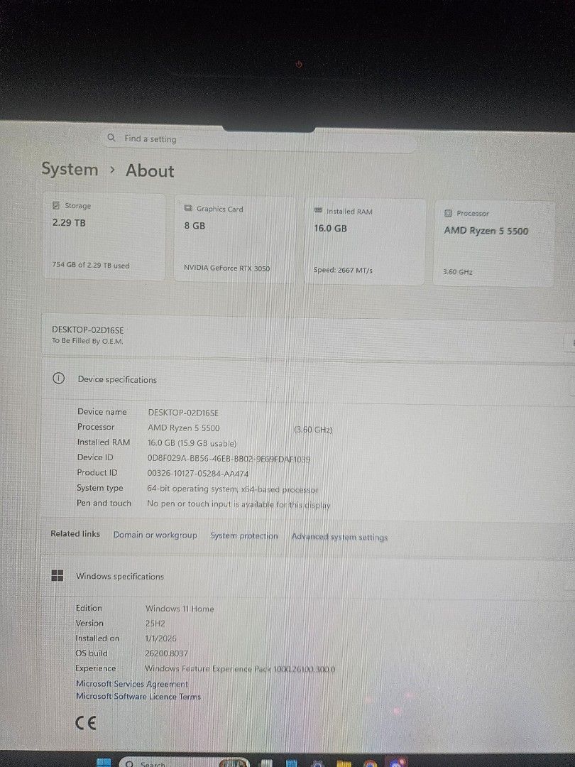 RTX 3050 Gaming PC Good FPS419604585461196801