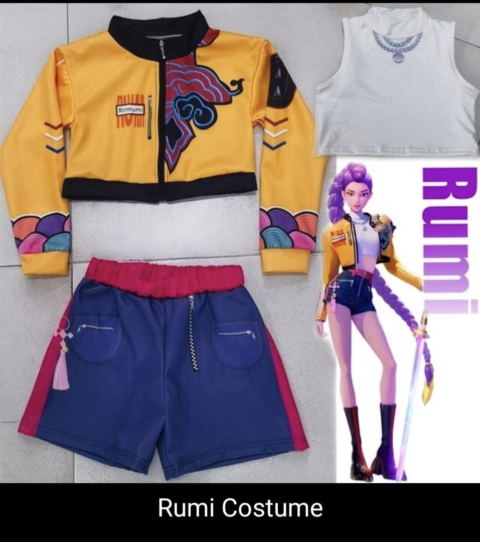 Rumi's Huntrix outfit, Women's Fashion, Dresses & Sets, Sets or ...