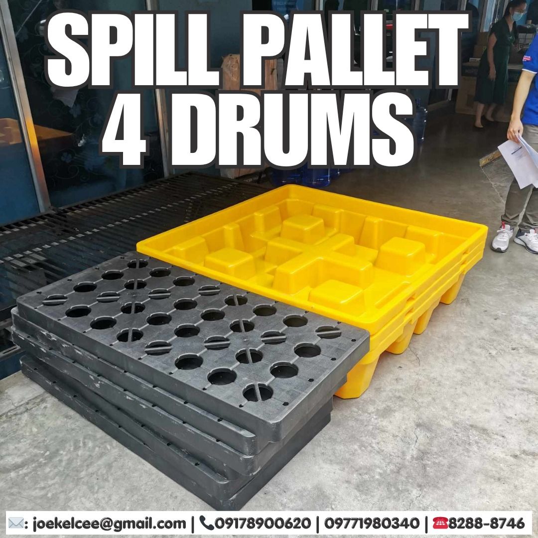 SPILL PALLET (Category: Construction & Building Materials) located in Caloocan City. Submitted by Ava_broklyn8888 (Listing ID 1429236359, Image 1). Description: • JOEKELCEE TRADING • • SON & JOE SAFETY GEARS TRADING • • 🏭 Direct Supplier & Manufacturer • 💰 Lowest Price in the Market • 🚚 Fast Delivery • 💬 Free Quotation Available 💯 % Legit Dealer supplier 💯 % guaranteed heavyduty 💯 % nature lover products We Supply All Kinds of Trash bins, 