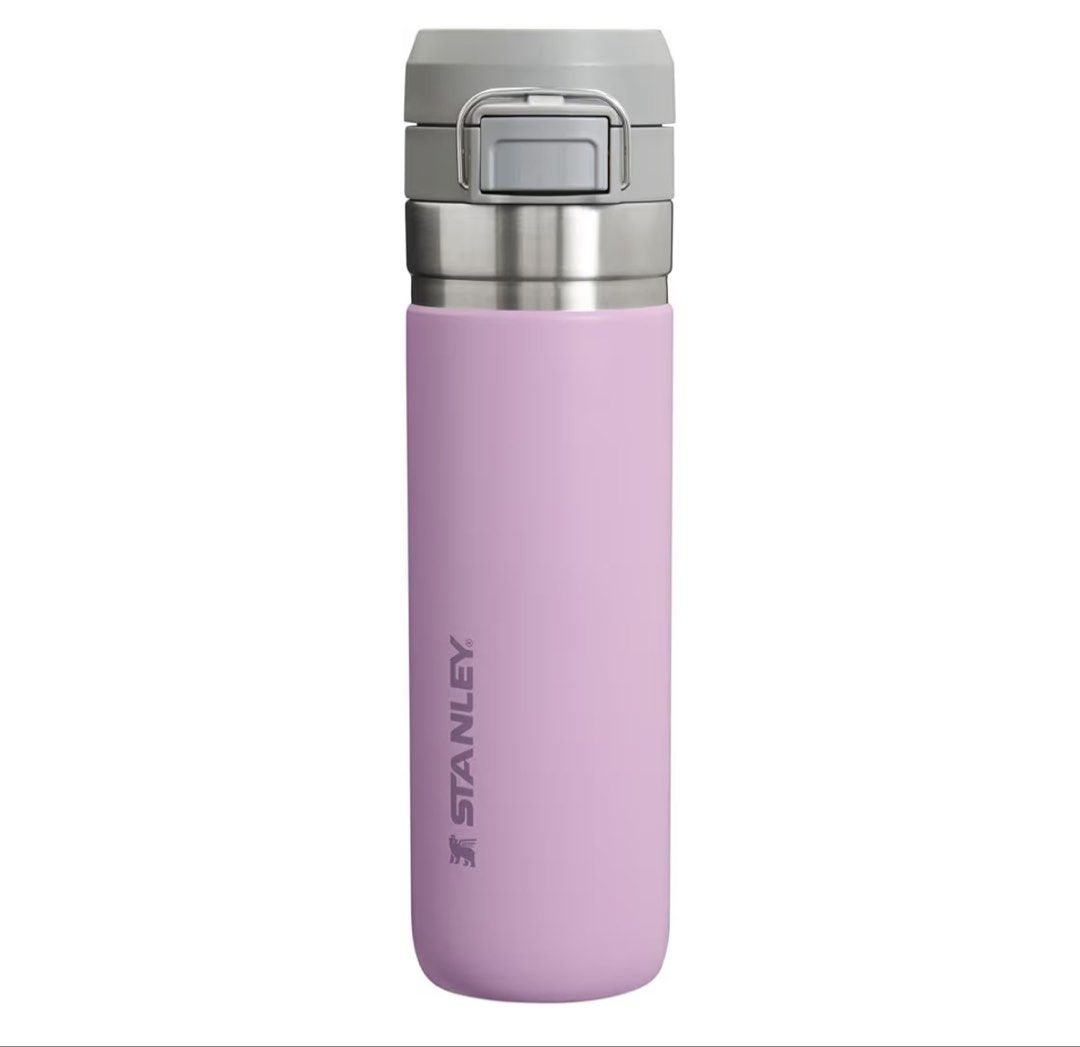 STANLEY Quick Flip GO Water Bottle 24 oz (Category: Water Bottles & Tumblers) located in Quezon City. Submitted by cai_wong (Listing ID 1429225977, Image 1). Description: STANLEY Quick Flip GO Water Bottle 24 oz | Push Button Lid | Leakproof and Packable for Travel and Sports | Insulated Stainless Steel | BPA-Free | Lilac 2.0 .