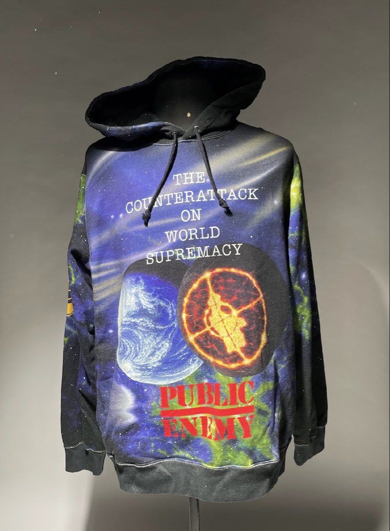 Supreme Undercover Public Enemy Hoodie (Category: Coats, Jackets and Outerwear) located in Manila. Submitted by reikari (Listing ID 1429177991, Image 1). Description: size: M pre-owned .