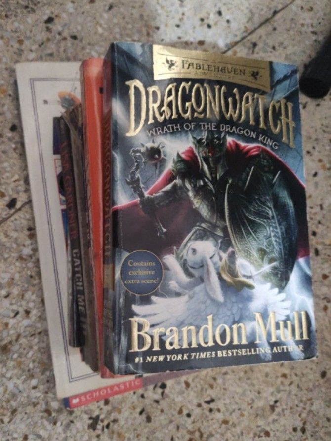TAKE ALL BOOKS w/ FREE SHIPPING || fictional, story, novel, thrift, kids book, knowledge (Category: Storybooks) located in Mandaluyong City. Submitted by smallonlineseller (Listing ID 1429199247, Image 2). Description: 📌 Decluttering 📌 You'll see the other books from my listing. 📌 Collection of books including Dragonwatch: Wrath of the Dragon King by Brandon Mull, The Subtle Art of Not Giving a F*ck, The Dragon's Eye, Catch Me by Lisa Gardner,