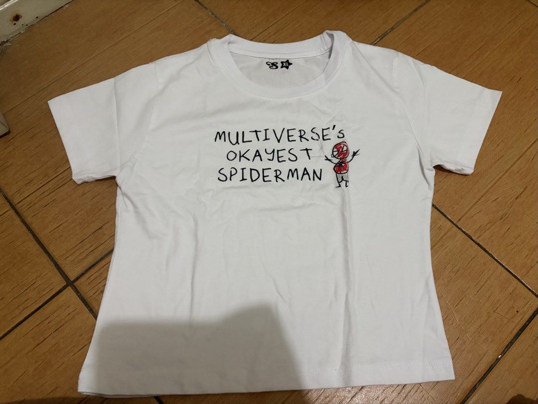 White T-shirt with Spider-Man Design (Category: Tshirts & Polo Shirts ) located in Cainta. Submitted by dansbmcl (Listing ID 1429245111, Image 1). Description: .