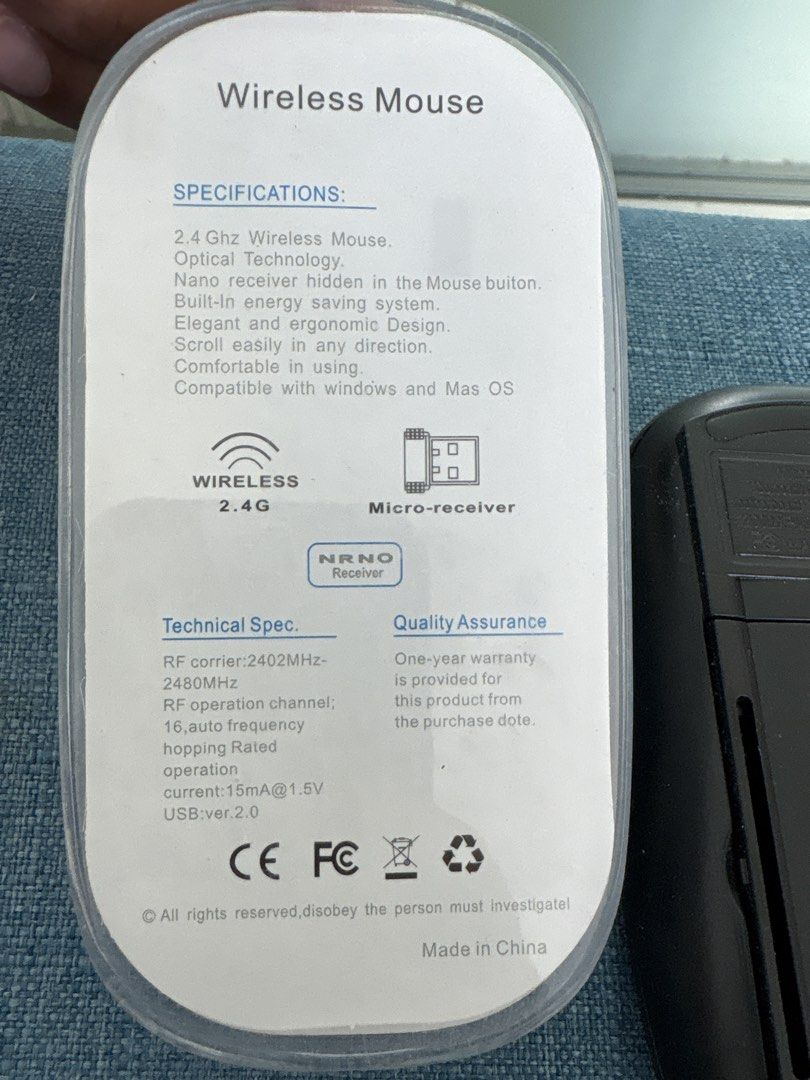 Wireless Mouse (no batteries)468307213613148162
