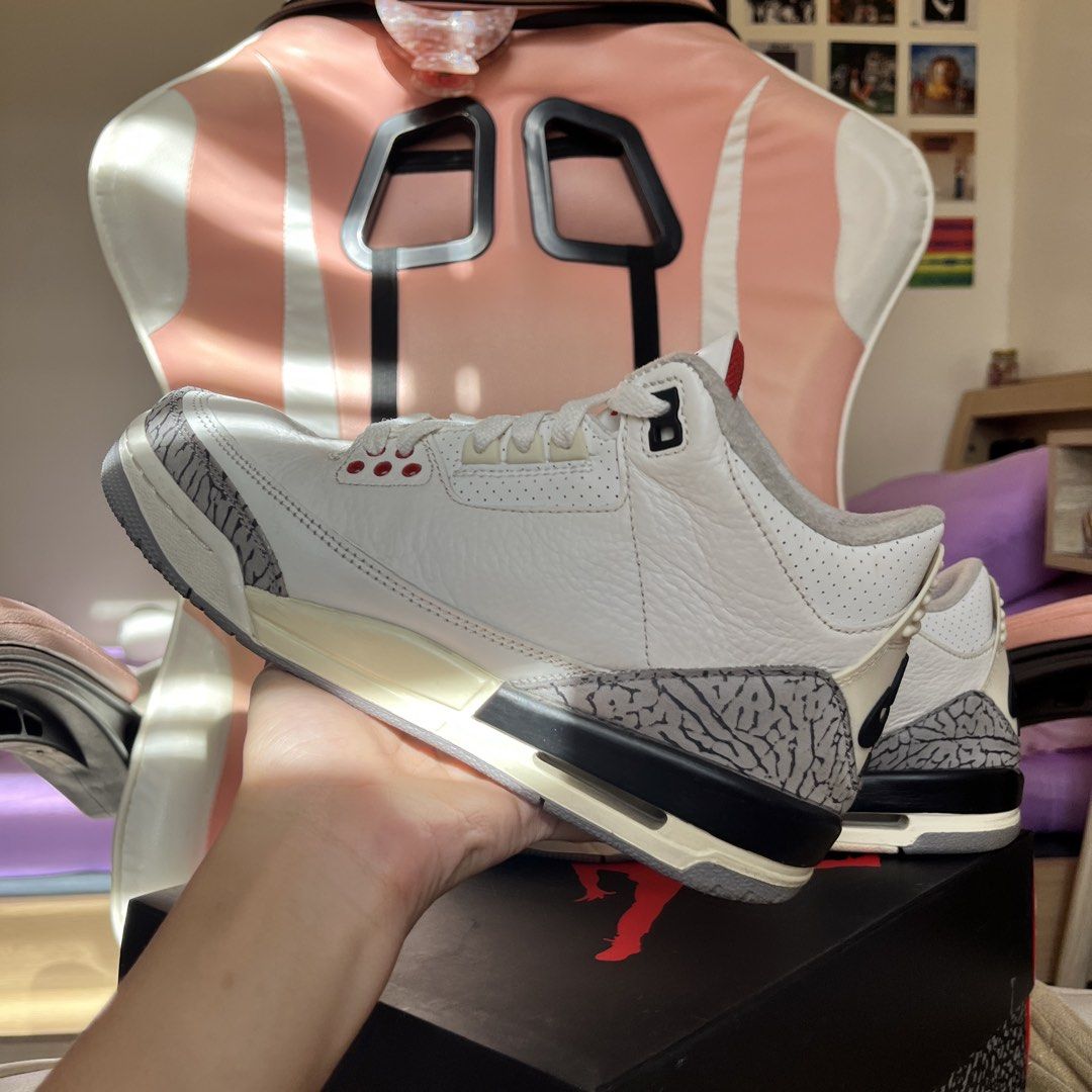 Air Jordan 3 Retro White Cement (Category: Sneakers) located in San Pedro. Submitted by tinybubbless (Listing ID 1429405434, Image 1). Description: bought sa titan website w/ receipt still negotiable don’t hesitate to offer 6y uk 5.5 cm 24 eur 38.5.