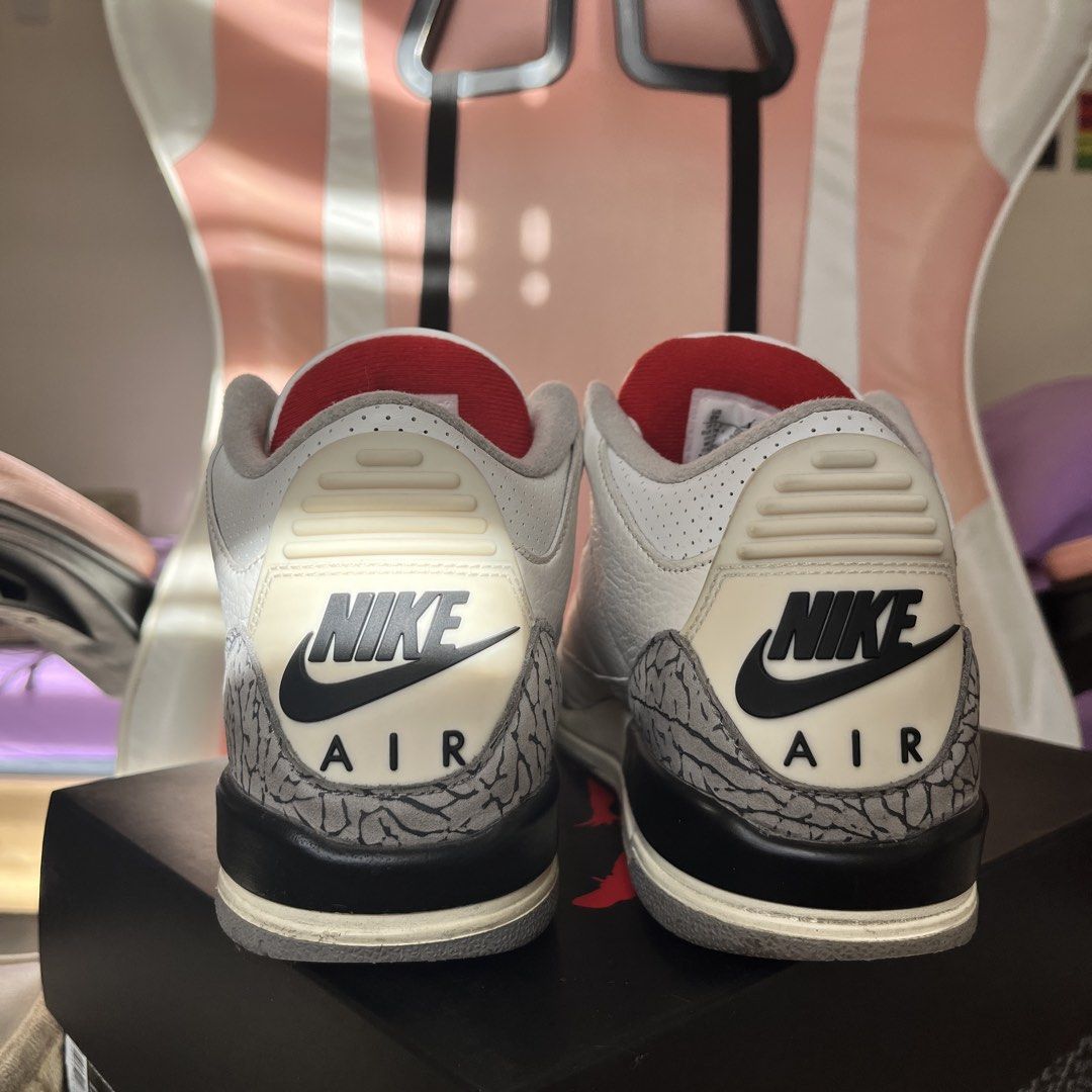 Air Jordan 3 Retro White Cement (Category: Sneakers) located in San Pedro. Submitted by tinybubbless (Listing ID 1429405434, Image 2). Description: bought sa titan website w/ receipt still negotiable don’t hesitate to offer 6y uk 5.5 cm 24 eur 38.5.