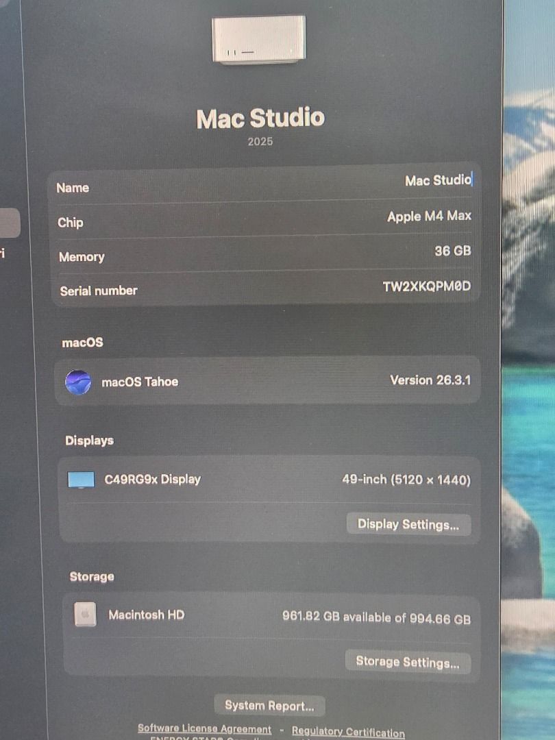 Apple Mac Studio M4 Max - 36GB RAM 1TB419602393989785600
