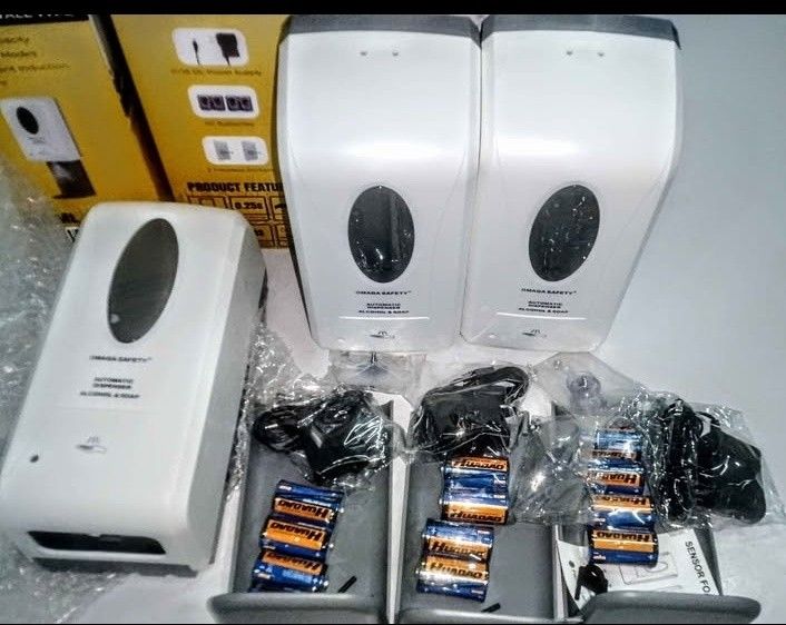 Automatic Alcohol Dispenser any type of Liquid 1000ml (Category: Bathroom & Kitchen Fixtures) located in Manila. Submitted by nikkoshop (Listing ID 1429502513, Image 3). Description: Alcohol and Soap Dispenser 1000ml Wall Mount Sanitizer Spray Liquid Dispenser Automatic with IR Sensor Automatic hand sanitizer Alcohol dispenser is suitable for hospitals, offices, shops, schools & all other high-traffic areas. Touchless wall mount to prevent the sp