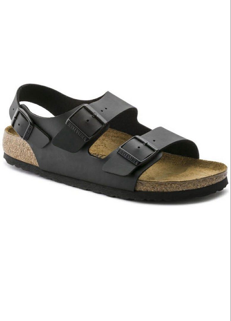 Birkenstock Milano Black 36 (Category: Sandals) located in Marikina City. Submitted by dwsnts (Listing ID 1429388188, Image 3). Description: Unisex Used once Can fit adult size 5-6 Actual pics posted Flaws are posted in the pics Umangat sa side, but not noticable pwede padin idikit.