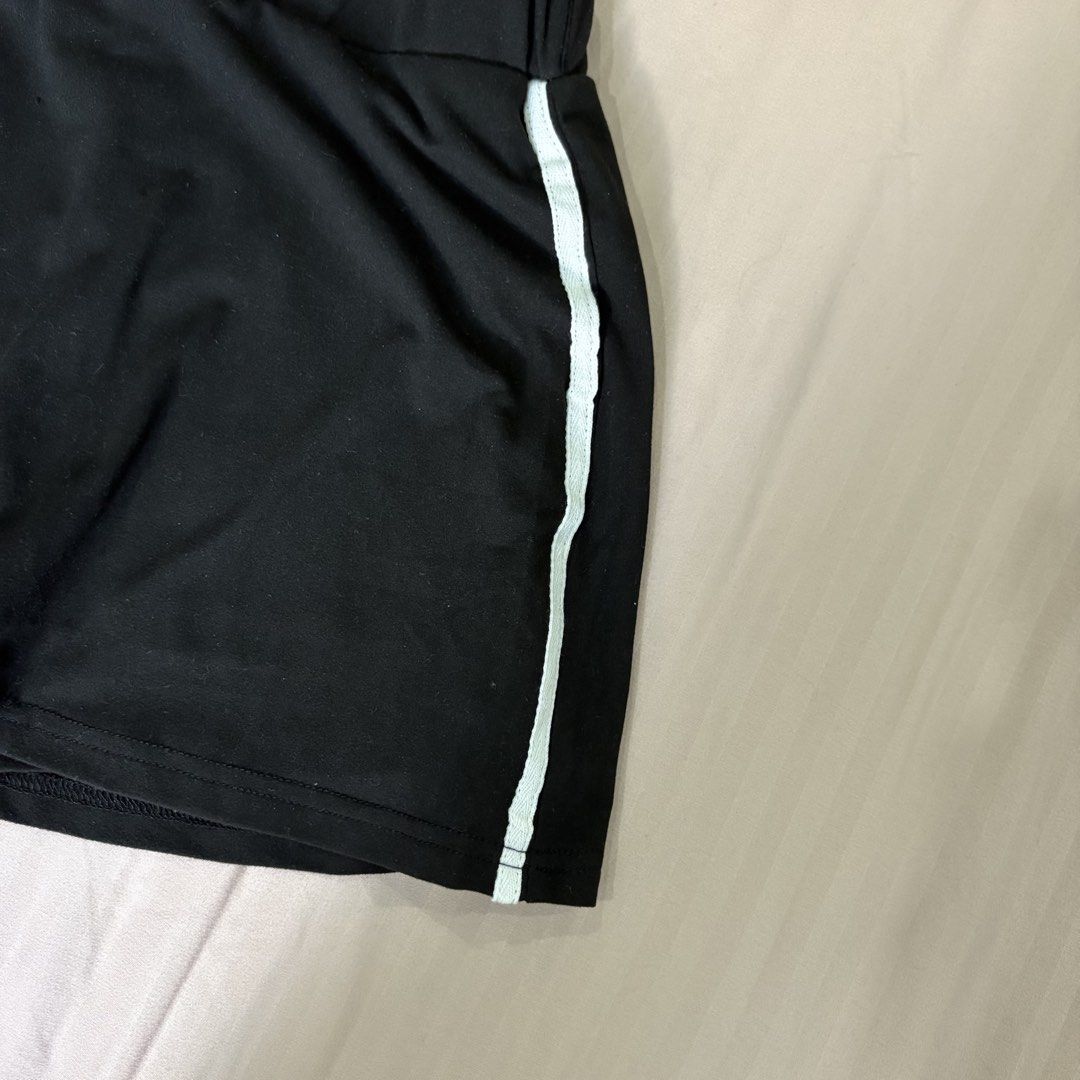 Black Skirt with White Stripes (Category: Skirts) located in Davao. Submitted by __blk99 (Listing ID 1429387252, Image 2). Description: Cotton tennis skirt with inner shorts.