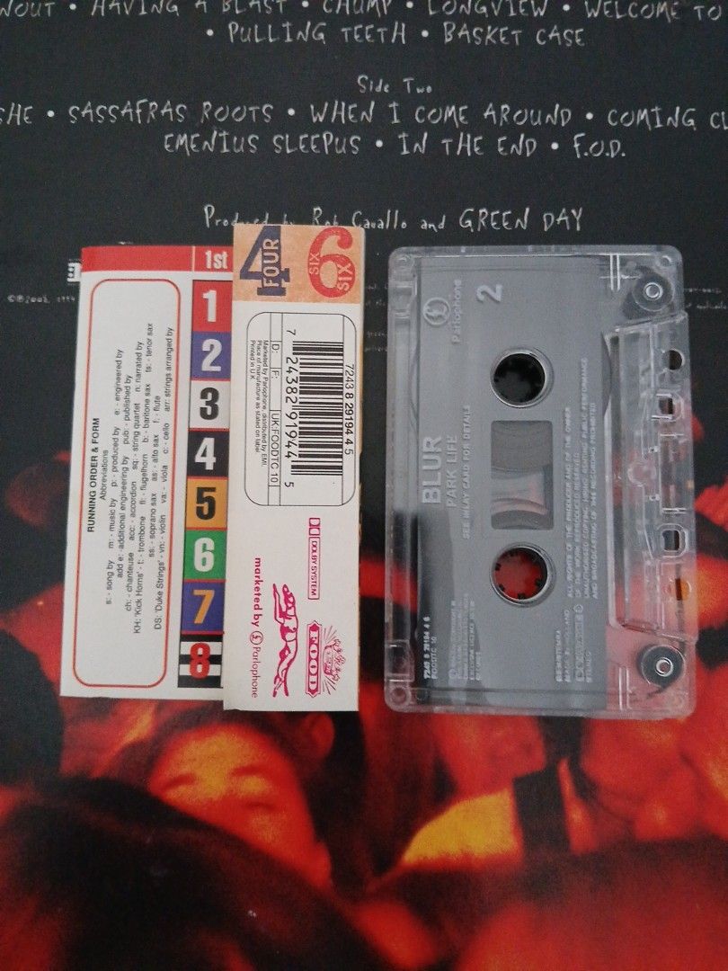 Blur - Parklife Cassette Tape (Category: CDs & DVDs) located in Pili. Submitted by marktoraldo (Listing ID 1429342446, Image 2). Description: add sf Gcash payment.