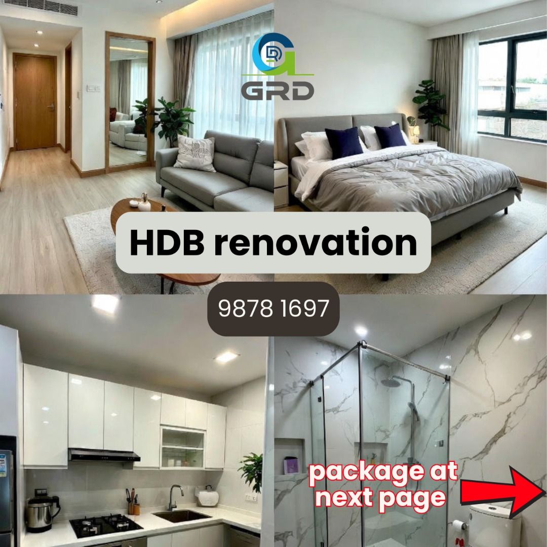 HDB Renovation Packages - 3, 4, and 5 Room, Home Services, Renovations ...