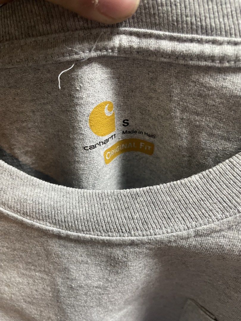 Carhartt Long Sleeve Pocket Tee - Gray (Category: Tshirts & Polo Shirts ) located in Del Monte. Submitted by aleckpo (Listing ID 1429492720, Image 2). Description: .