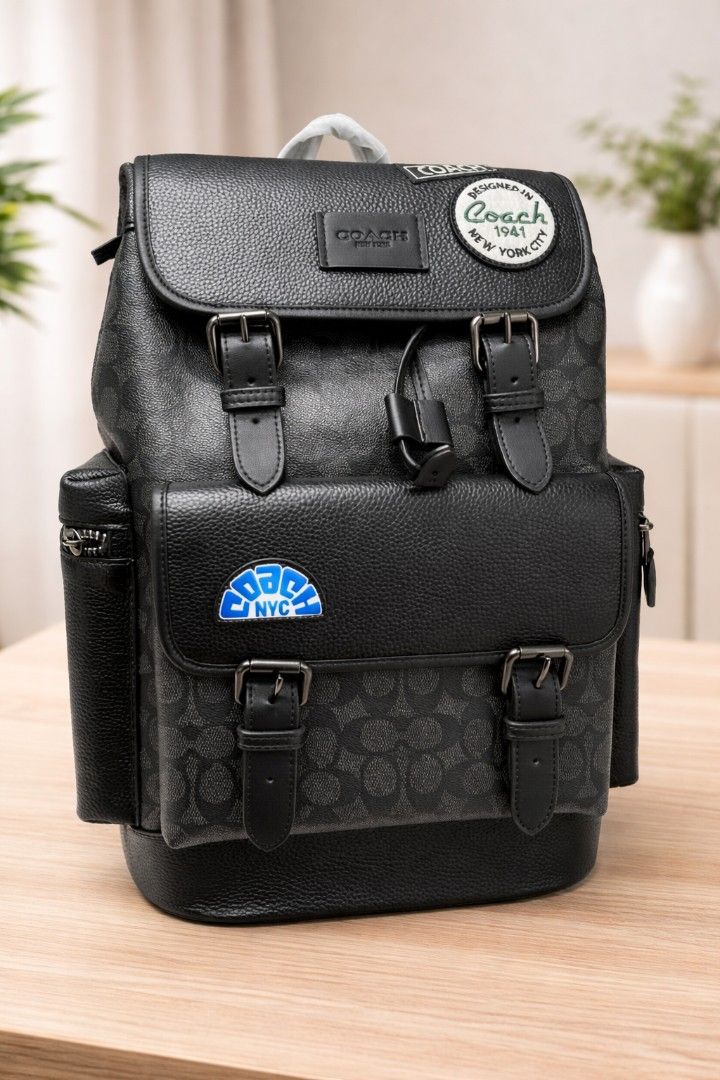 Coach Backpack (Category: Luxury Bags & Wallets) located in Pasay City. Submitted by lsdailyuse (Listing ID 1429474091, Image 1). Description: 🎒 FOR SALE: Coach Backpack 🎒 ✨ Brand: Coach New York 🎨 Color: Black (Signature + Leather) 📦 Condition: Brand New 💼 Stylish, spacious, and perfect for everyday use, travel, or work ✔️ Multiple compartments ✔️ Premium quality ✔️ Trendy & classy look 💰 Price: ₱7,500 📍 Location: Pasay 🚚 Meet-up / Deliv