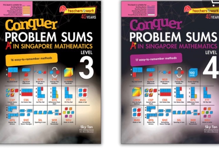 Conquer Problem Sums in Singapore Mathematics - Level 3 & 4, Hobbies ...