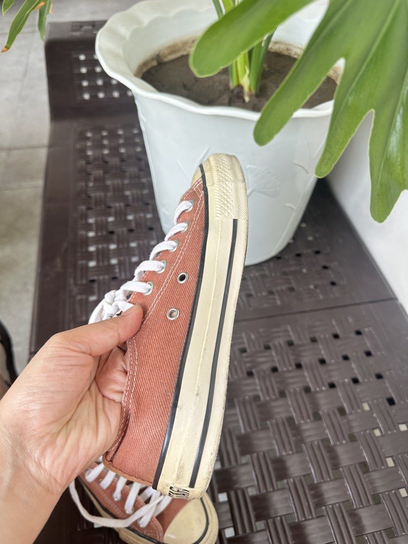 Converse Chuck Taylor All Star - US 4.5 (Category: Sneakers) located in Quezon City. Submitted by sammylicious (Listing ID 1429347016, Image 3). Description: Authentic Converse Chuck Taylor All Star sneakers. Made in Indonesia. Features a textile upper and lining with a rubber outsole. US size 4.5, JPN size 23.5. The shoes have a classic design and are suitable for everyday wear..