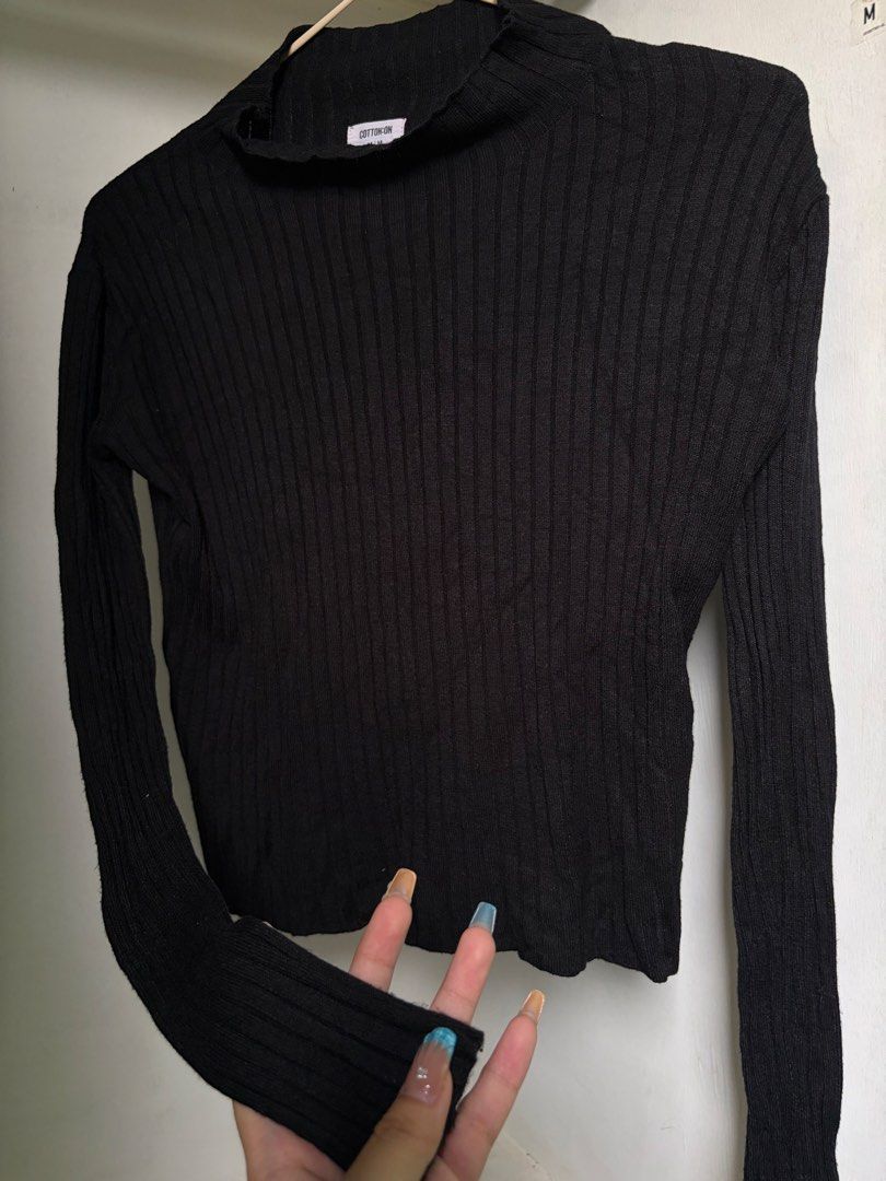Cotton On Ribbed Sweater (Category: Longsleeves) located in Pulilan. Submitted by margaretsedit (Listing ID 1429413558, Image 2). Description: Add 62 for SF.
