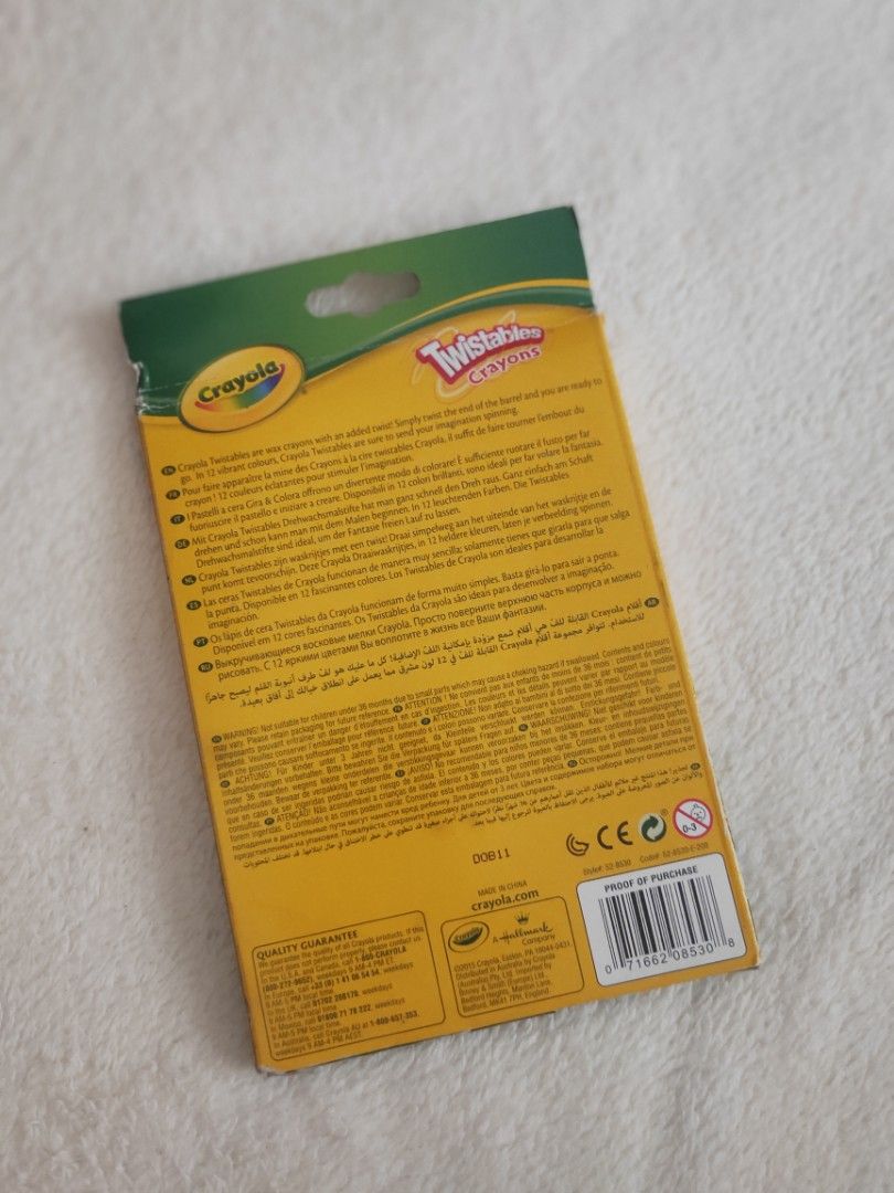 Crayola twistables 12 (Category: Craft Supplies & Tools) located in Las Pinas. Submitted by glamdustph (Listing ID 1429395004, Image 2). Description: 💯 authentic BNEW 12 colors plus sf thnk you.