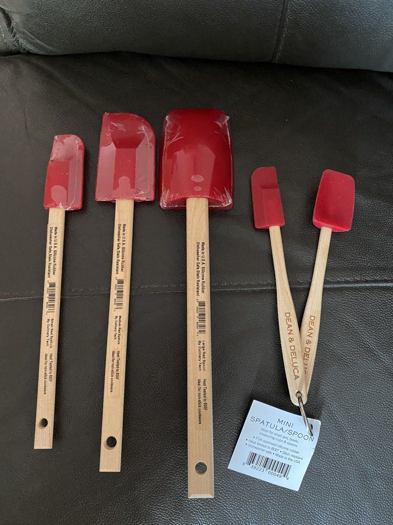 Dean & Deluca Red Spatula Set - New469825729363322880