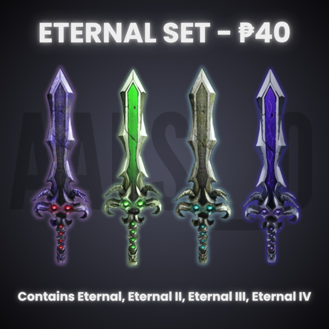 ETERNAL GODLY KNIFE SET Roblox Murder Mystery 2 Game Aaes 0 MM2 Eternal Godly Knife Set Roblo 1774932516 19c20d19