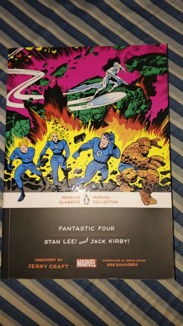 Fantastic Four Penguin Classics Marvel Collection Comics (Category: Comics & Manga) located in Cebu City. Submitted by batman_219 (Listing ID 1429480834, Image 1). Description: Copy of the Fantastic Four Penguin Classics Marvel Collection comic book. It features the work of Stan Lee and Jack Kirby. The book includes a foreword by Jerry Craft and an introduction by Ben Saunders. It is part of the Marvel Collection..