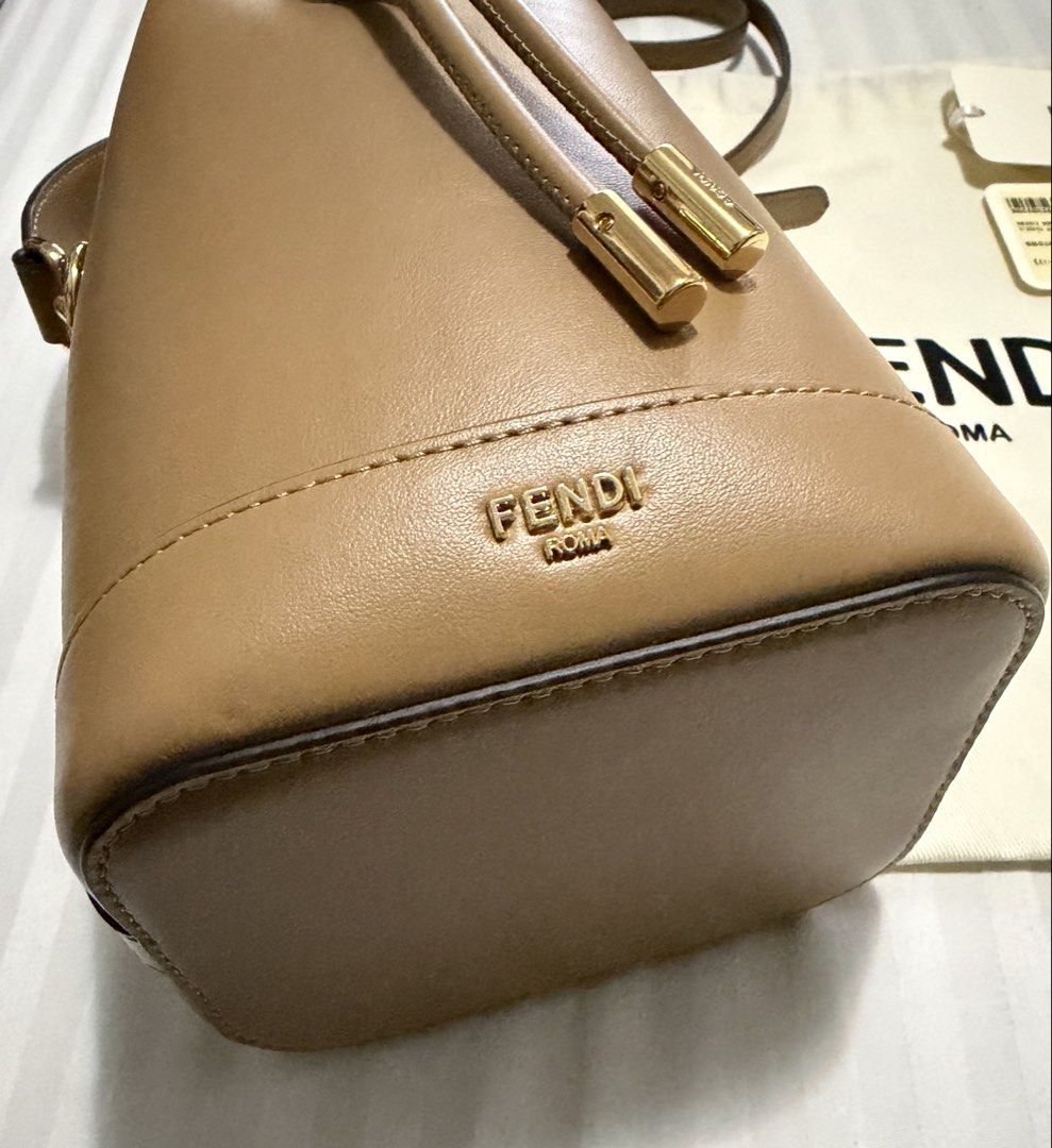Fendi mon tresor mini (Category: Luxury Bags & Wallets) located in Taguig. Submitted by museumile (Listing ID 1429353359, Image 2). Description: Item: Authentic Fendi Mini Mon Tresor in capuccino, calf leather, gold hardware Purchase history: Bought in EU Condition: Like new & no issues. Stored very well; no cabinet smell. Leather in very good condition. Inclusion: Original dust bag & cards Price: P58,000 RFS: Not using anymore Size: 5x4x7.5 inch