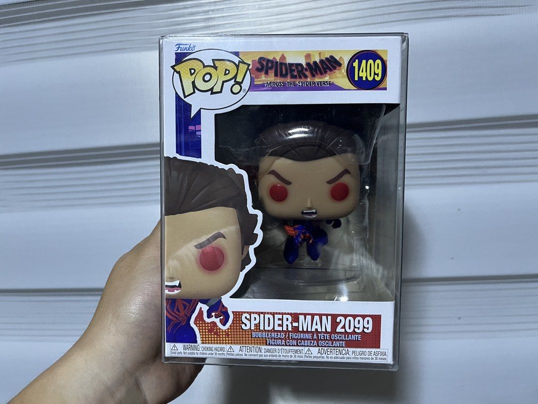 Funko Pop! Spider-Man 2099 Figure (Category: Designer & Blind Box Toys) located in Manila. Submitted by thorin0812 (Listing ID 1429337275, Image 1). Description: Brand New In Box With New Boss Protector Loc: Nueva Ecija/Manila.