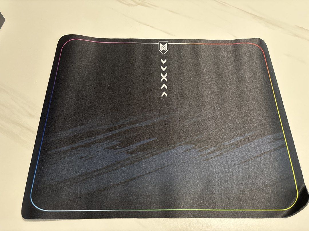 Gaming Mousepad - Black with RGB Border443887348278241280