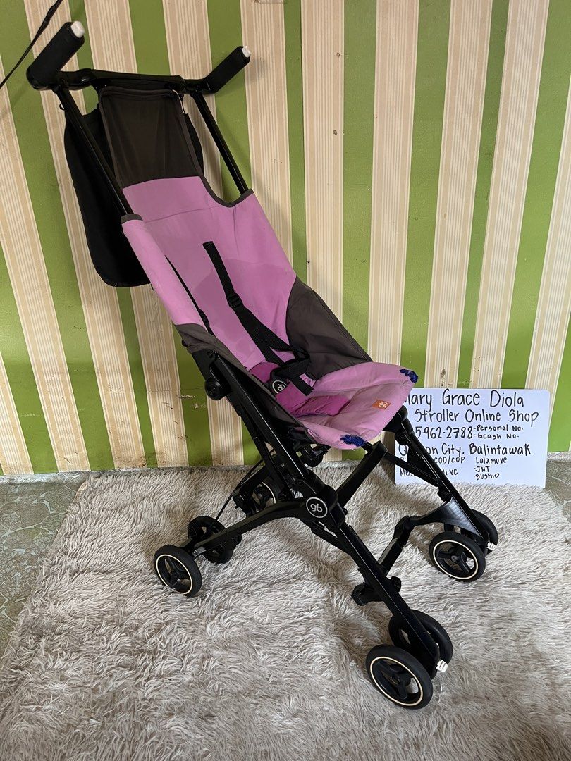 GB Pockit Stroller compact fold (Category: Strollers) located in Manila. Submitted by gracediola_18 (Listing ID 1429428505, Image 3). Description: signs of use cod or pick up qc balintawak .