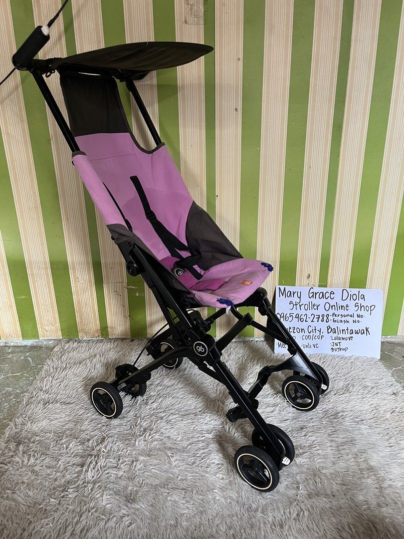 GB Pockit Stroller compact fold (Category: Strollers) located in Manila. Submitted by gracediola_18 (Listing ID 1429428505, Image 1). Description: signs of use cod or pick up qc balintawak .