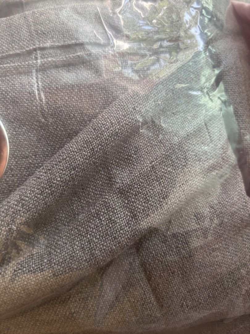 Gray Grommet Top Curtain (Category: Curtains & Blinds) located in Las Pinas. Submitted by declutterdownsize (Listing ID 1429500802, Image 2). Description: 90 inches length 2 pcs for 699 bought for 1299 299 for each.
