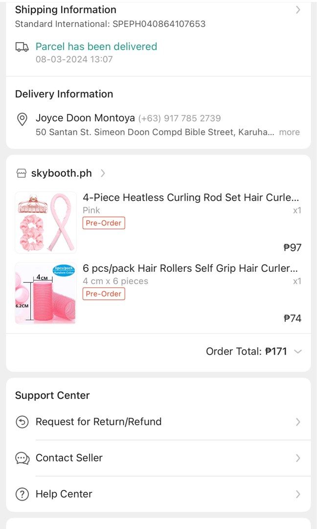 Heatless Curling Rod + Hair Rollers (Category: Hair) located in Valenzuela. Submitted by jam0816 (Listing ID 1429498021, Image 3). Description: 👩🏻‍🦱 BUNDLE!! Bought them for ₱171, selling for ₱130.