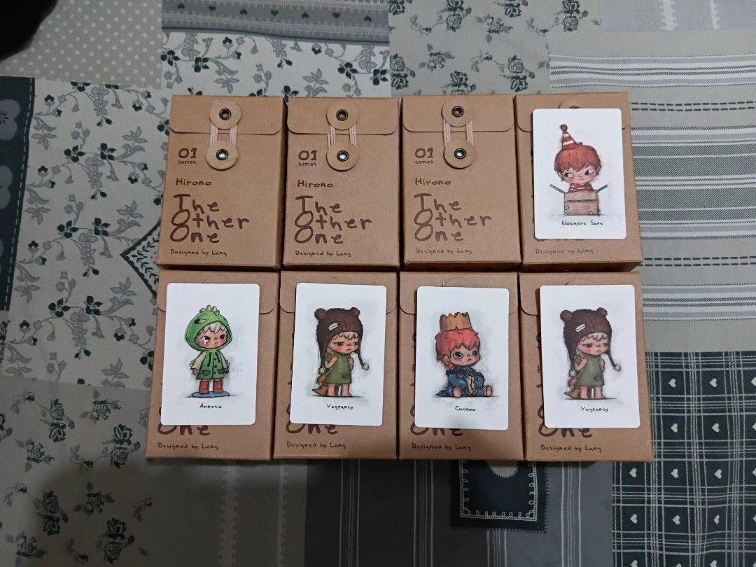 Hirono V1 The Other One (Category: Designer & Blind Box Toys) located in Manila. Submitted by idrax (Listing ID 1429500087, Image 1). Description: Hirono The Other One: Sealed and Unconfirmed Blind Boxes - 550 Nowhere Safe - 500 Cuckoo - Sold Crow - 500 Vagrancy - 600 (1:1) 700 (Tingi) Unsealed: Amnesia - 600 (1:1) 650 (Tingi) Vagrancy - 600 (1:1) 650 (Tingi) All items are sealed unless stated, all items come with complete inclusions..