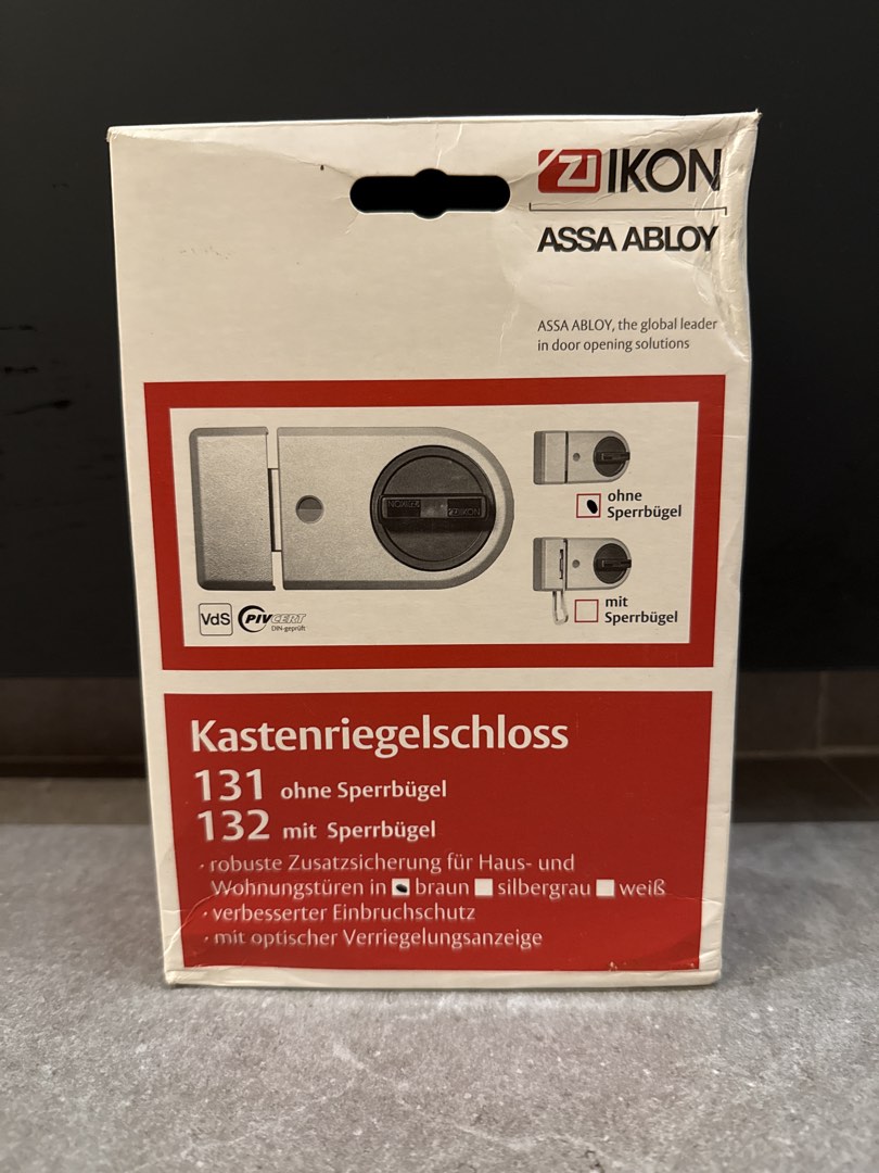 IKON ASSA ABLOY Rim Deadbolt Lock 9131 L (Kastenriegelschloss ...