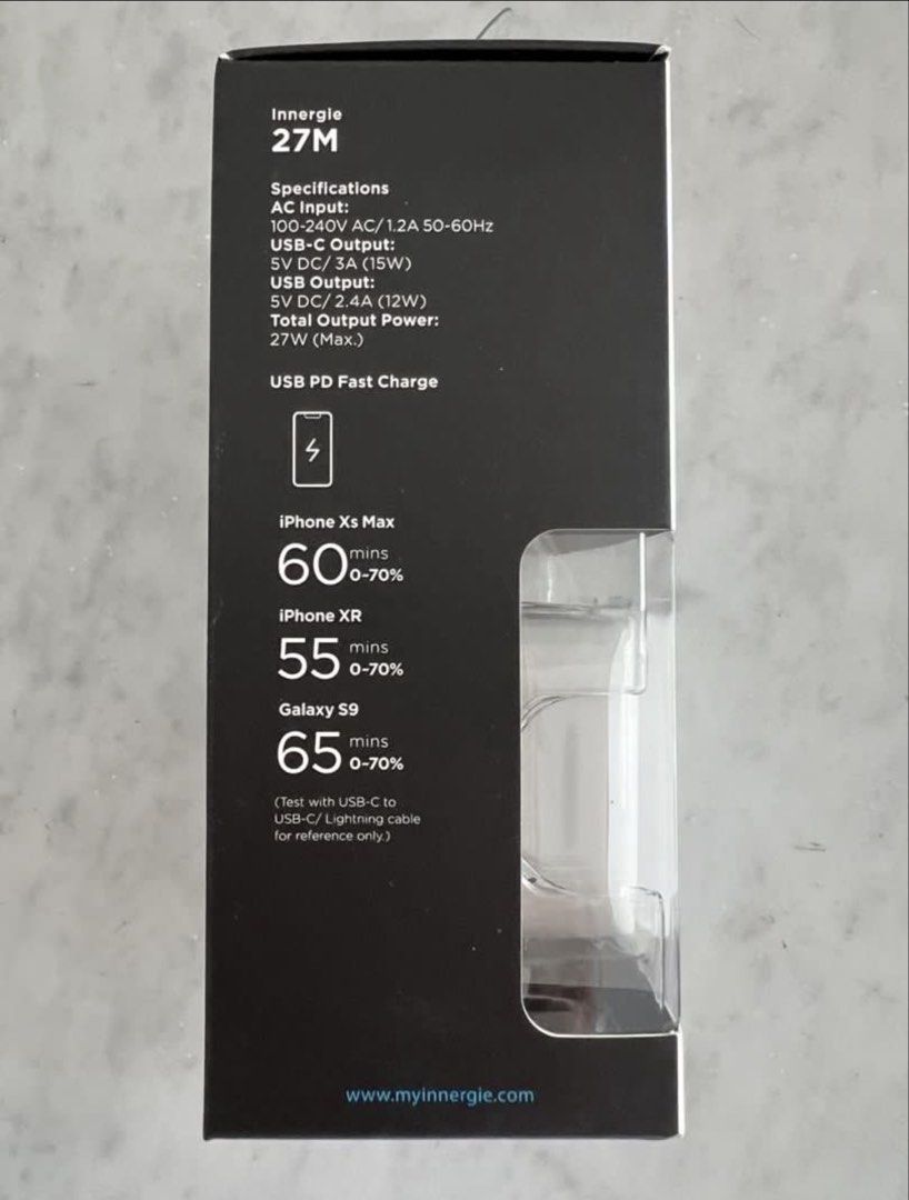Innergie 27W USB-C Power Adapter469260257020487682