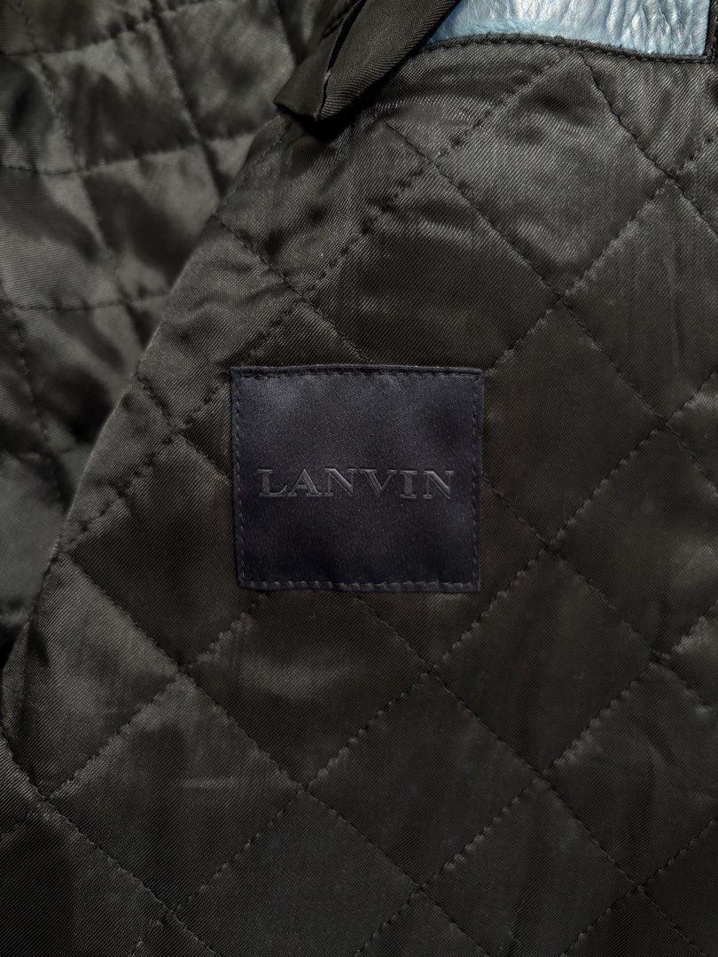 Lanvin SS2010 Blue Leather Biker Jacket (Category: Luxury Apparel) located in Paranaque City. Submitted by grailonious (Listing ID 1429461133, Image 3). Description: All details in pics. Price is negotiable.