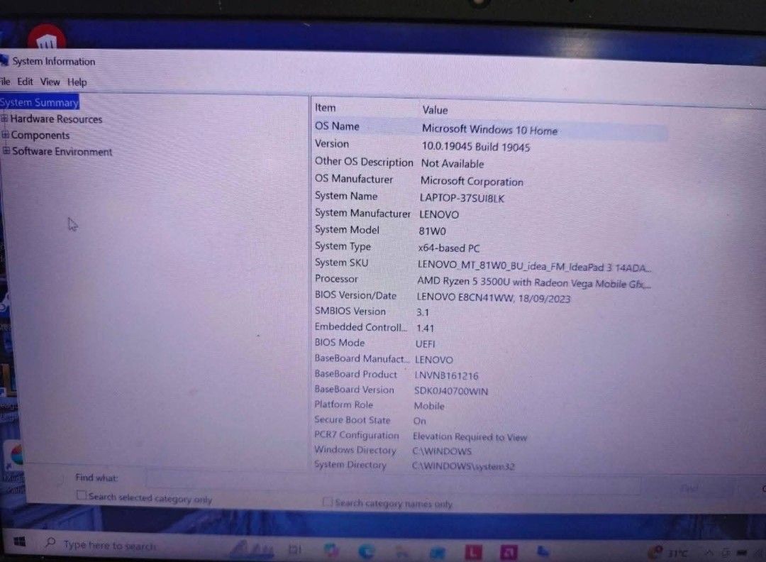 Lenovo Laptop - AMD Ryzen 5 (Category: Laptops & Notebooks) located in Manila. Submitted by divinelore29494 (Listing ID 1429500146, Image 1). Description: Selling Lenovo Ryzen 5 3500U Vega 8 Only issue: naka raise F9 key ng kaunti pero gumagana pa po! and few scratch marks lang po pero smooth performance parin! for 7,500 nalang!.